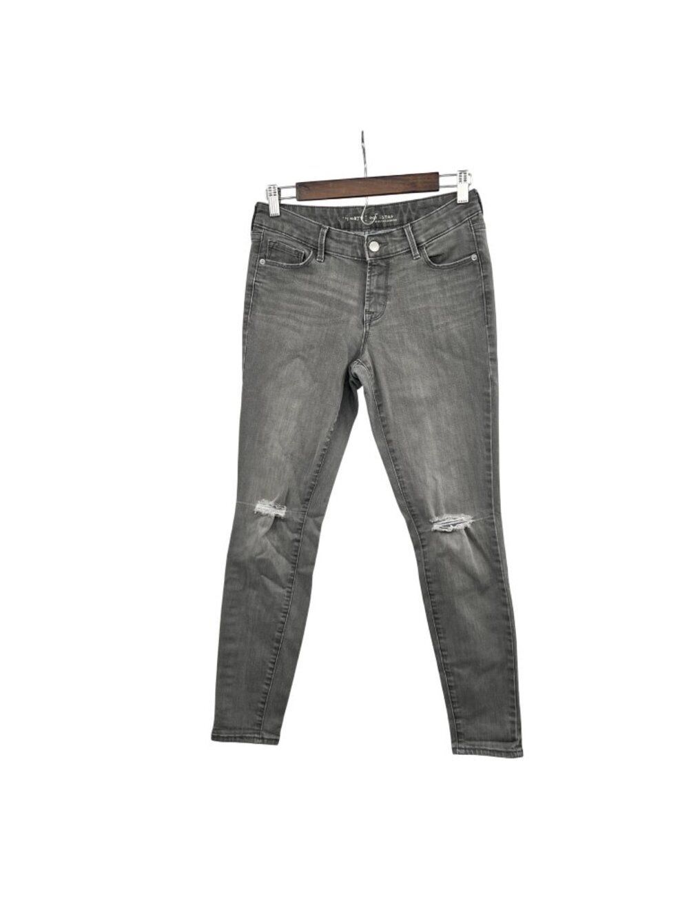 Old Navy Womens Skinny Rockstar Jeans Distressed Gray Size 6R